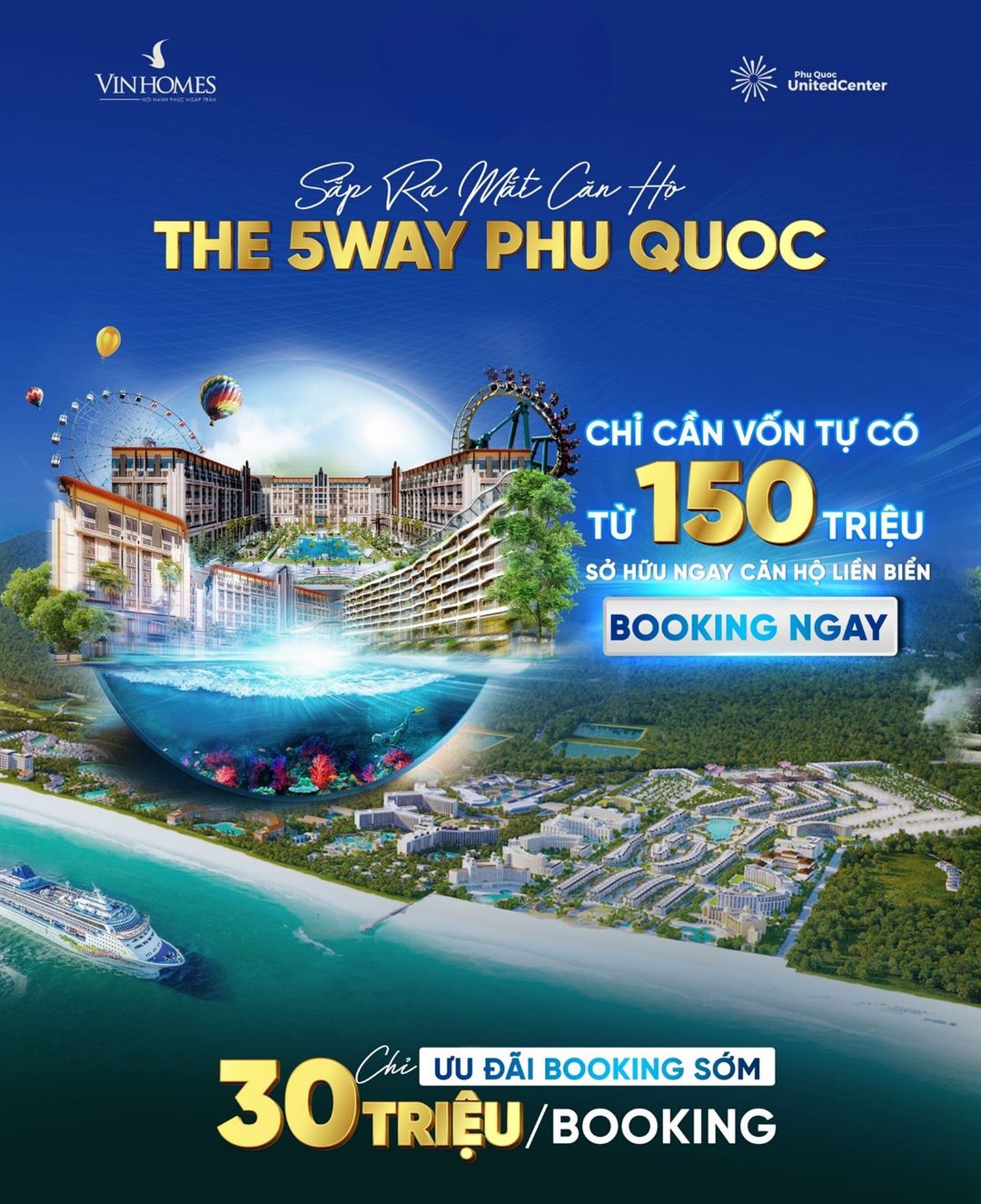 The 5Way Phú Quốc có giá bán ưu đãi, chính sách bán hàng hấp dẫn